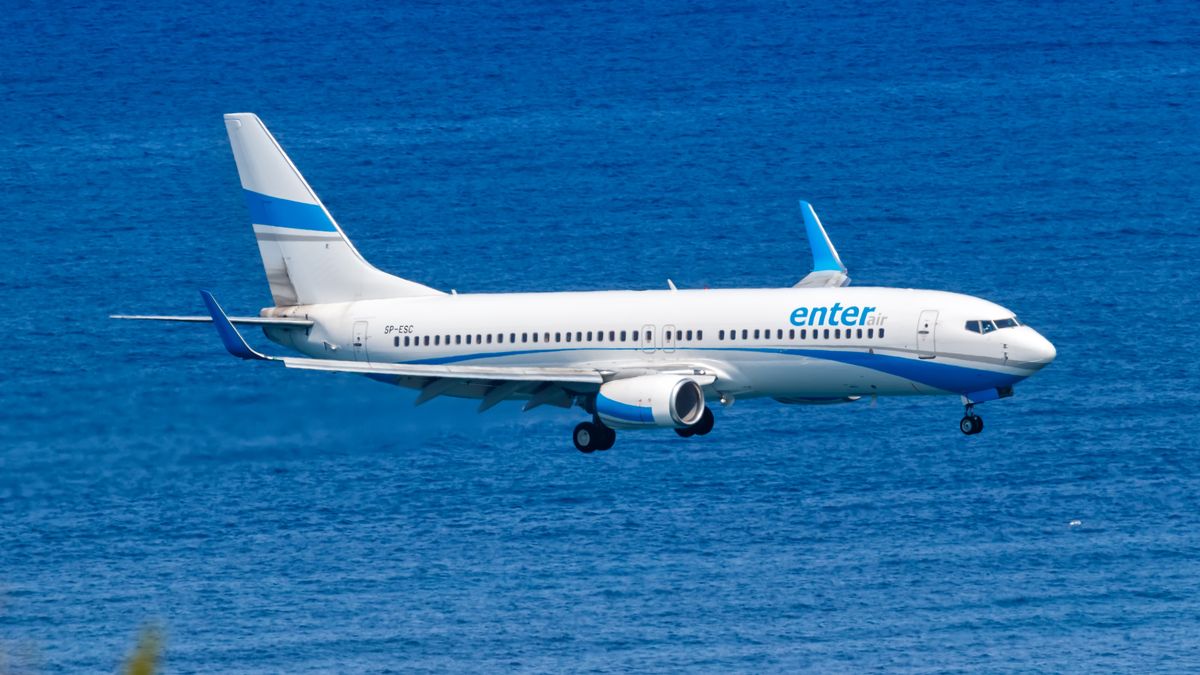 Samolot Enter Air w końcu doleciał do Katowic 