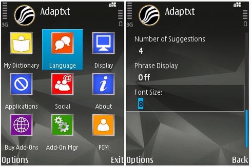 Adaptxt - aplikacja ułatwiająca pisanie na klawiaturze telefonu 1