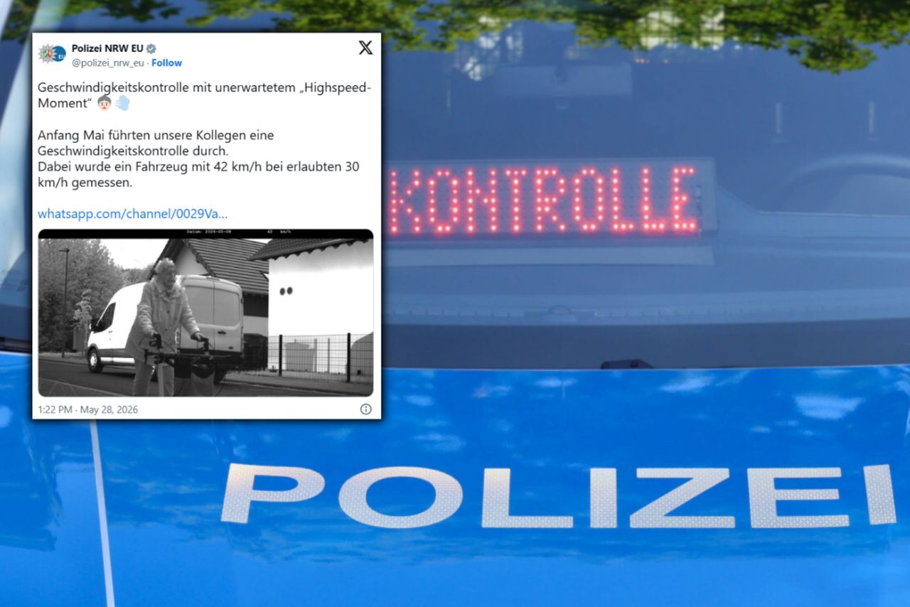 Radar złapał seniorkę z balkonikiem w Niemczech. Policjanci nie wierzyli własnym oczom