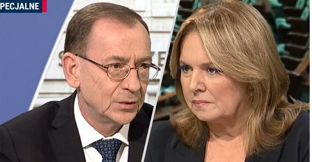 Kamiński u Holeckiej. "Zastanawiam się, czy pan jest legalny"