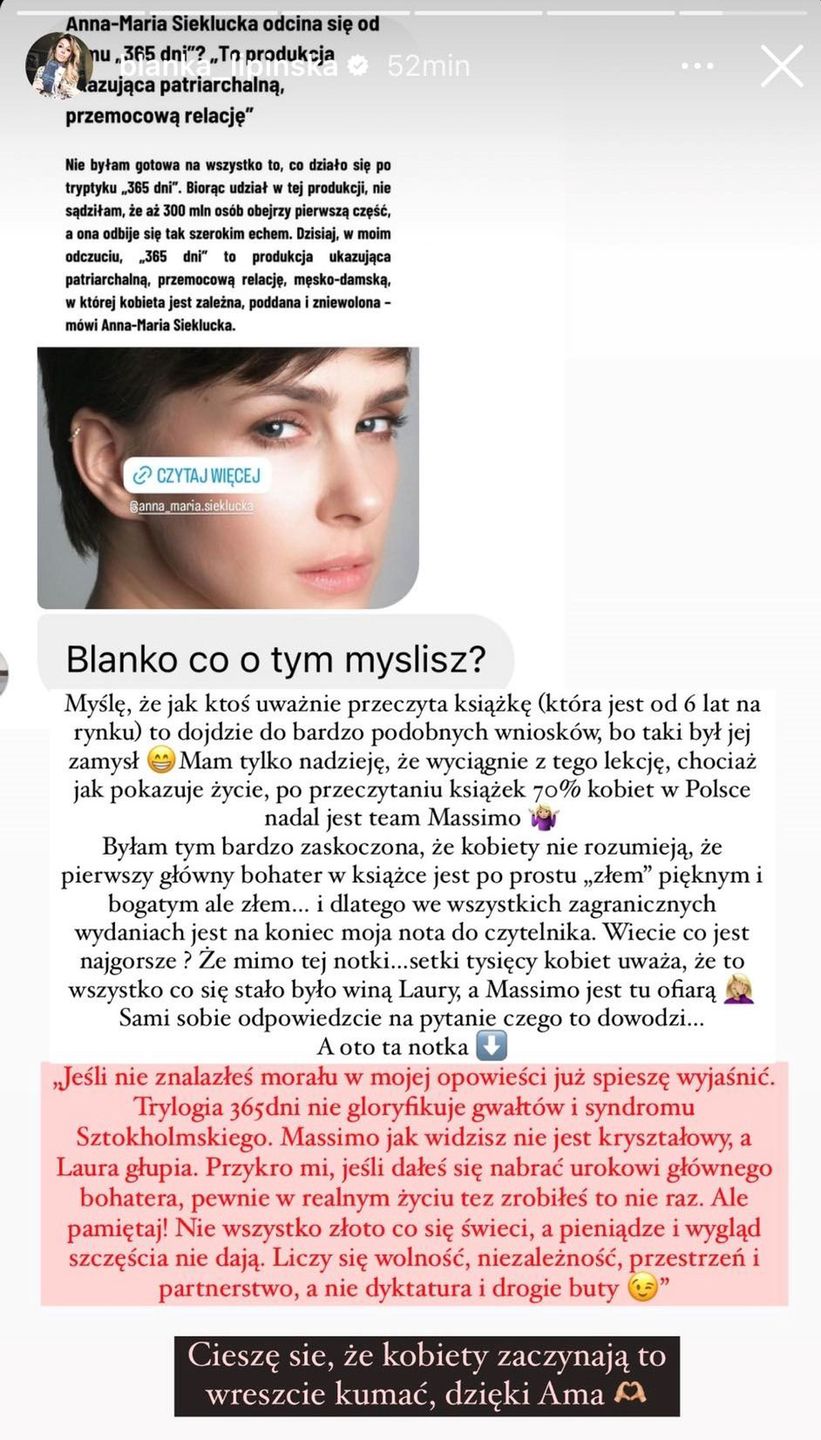 Blanka Lipińska zareagowała na słowa Anny-Marii Siekluckiej