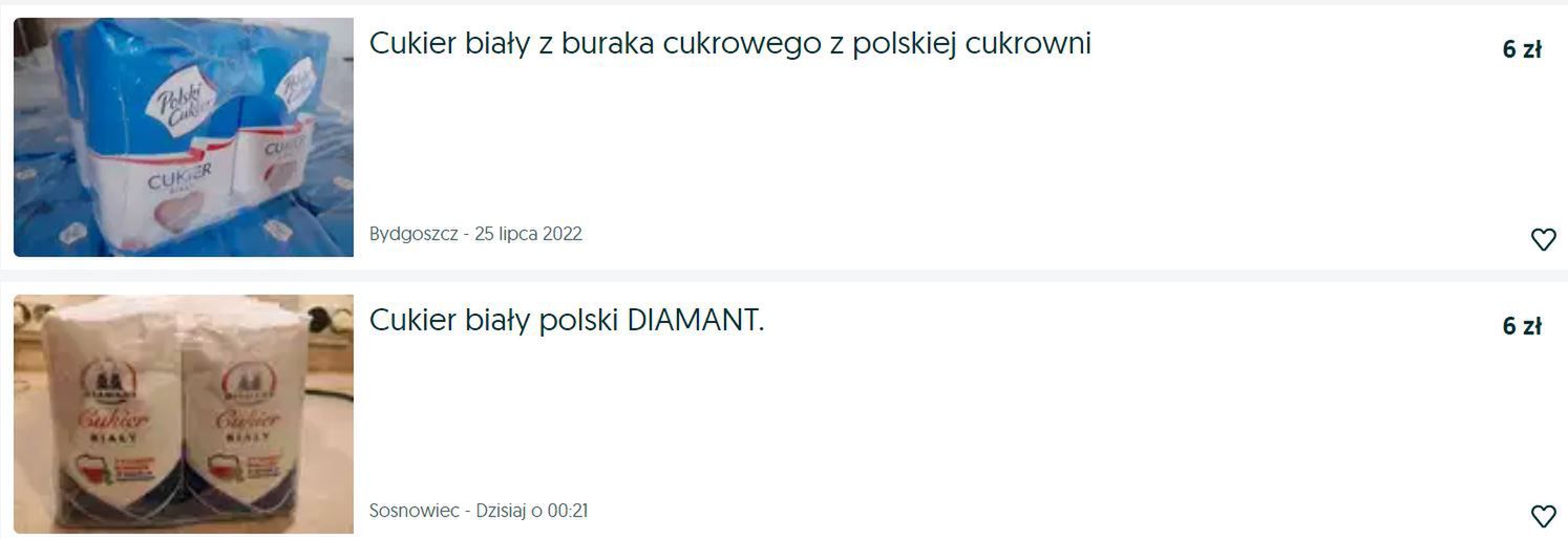 Cukier można kupić przez internet