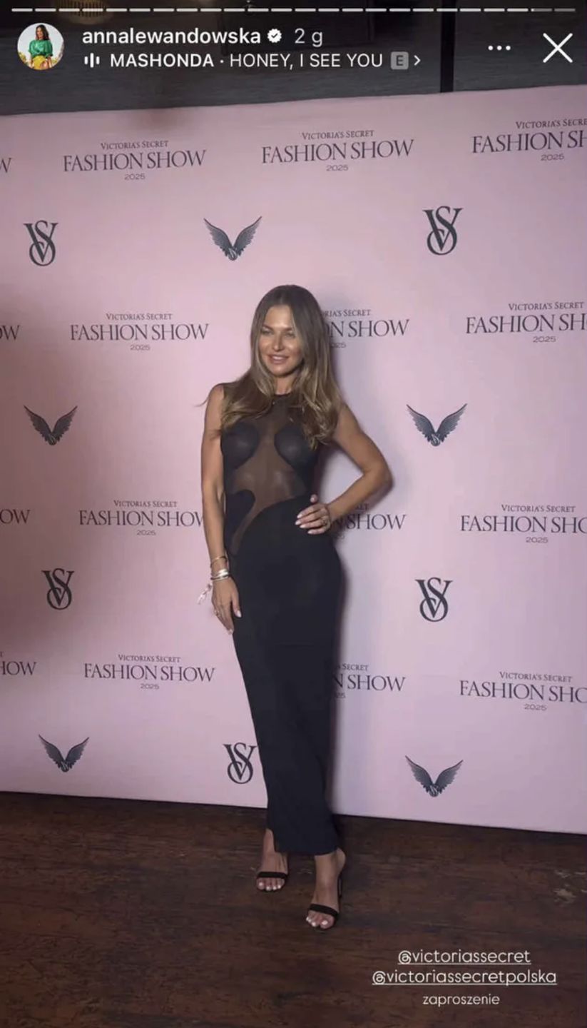 Anna Lewandowska na imprezie Victoria's Secret