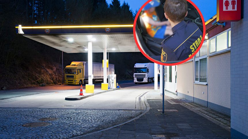 O włos od tragedii. Samochód staczał się na butlę z gazem