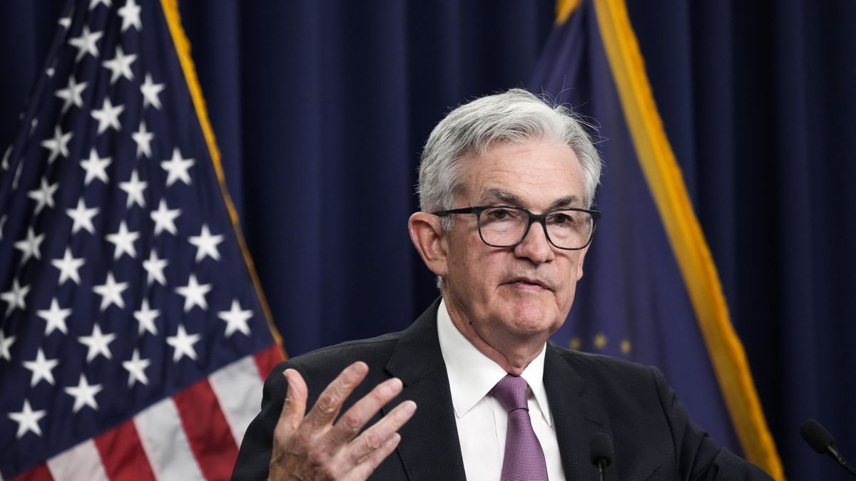 Federal Reserve Chair Jerome Powell Holds News Conference Following Federal Open Market Committee Meeting
WASHINGTON, DC - JULY 27: U.S. Federal Reserve Board Chairman Jerome Powell speaks during a news conference following a meeting of the Federal Open Market Committee (FOMC) at the headquarters of the Federal Reserve, July 27, 2022 in Washington, DC. Powell announced that the Federal Reserve is raising interest rates by three-quarters of a percentage point. (Photo by Drew Angerer/Getty Images)
Drew Angerer