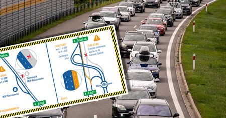 Będą ograniczenia na A1. Na części trasy ruch tylko jedną nitką