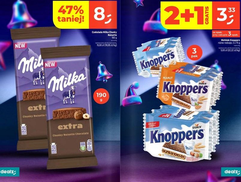 Słodycze w gazetce Dealz do 26 listopada