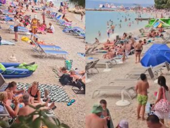 Była godz. 12:49 na plaży w Makarskiej. Pokazali nagranie z Chorwacji