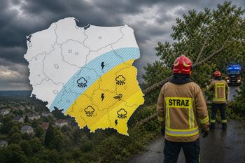 Nadciągają burze. Możliwe superkomórki i grad