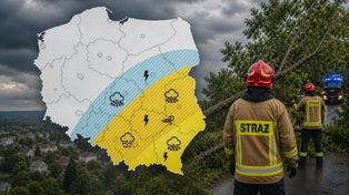Nadciągają burze. Możliwe superkomórki i grad