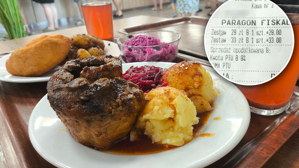 Obiad dla dwóch osób w kaszubskim barze mlecznym