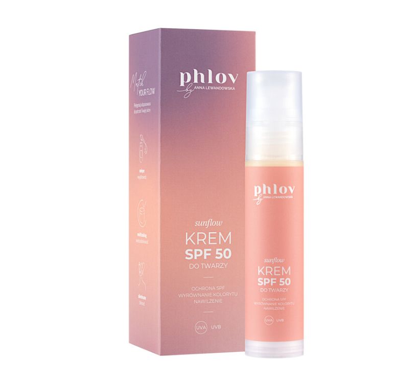 Krem SPF 50 marki Phlov 