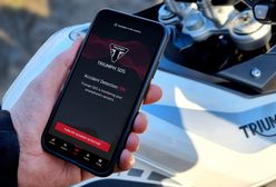 Triumph ma aplikację, która wykryje wypadek i wezwie pomoc