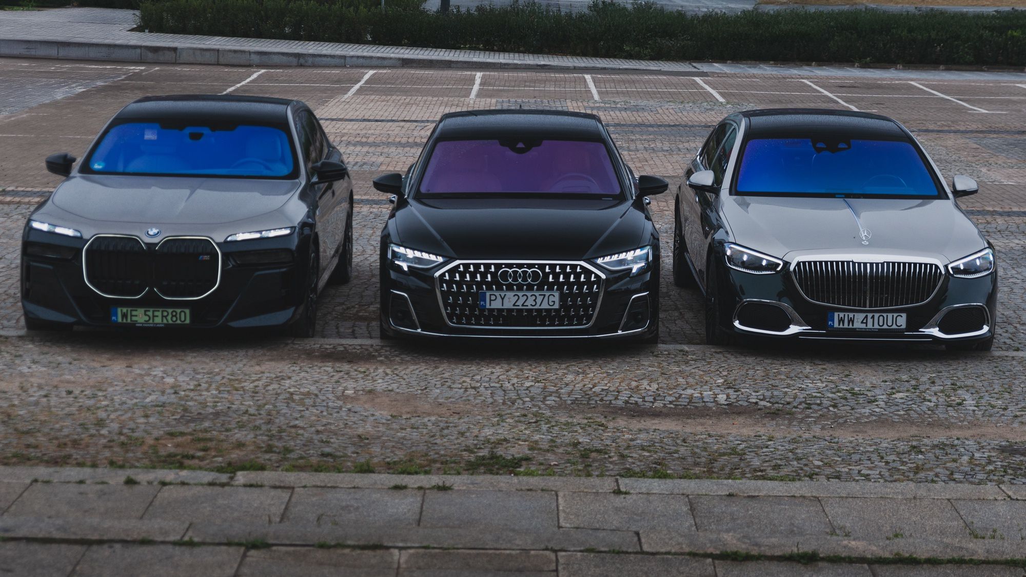 Audi A8 kontra BMW i7 kontra Mercedes-Maybach klasy S