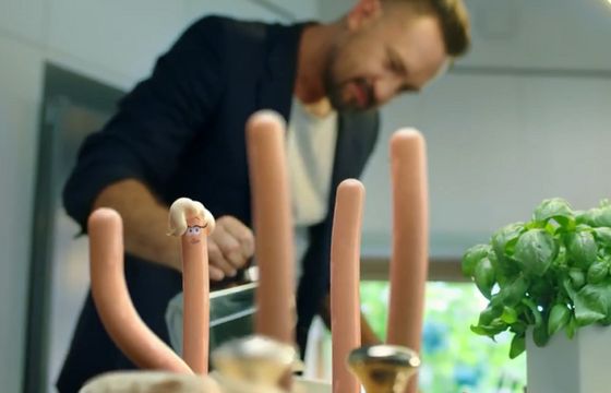 Marcin Prokop reklamuje parówki Berlinki (wideo)