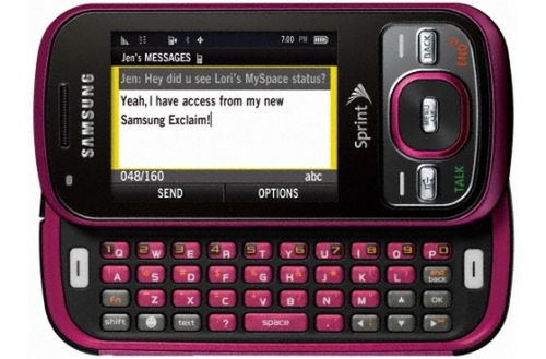 Samsung Exclaim M550. Całkiem przyjemne Qwerty 3