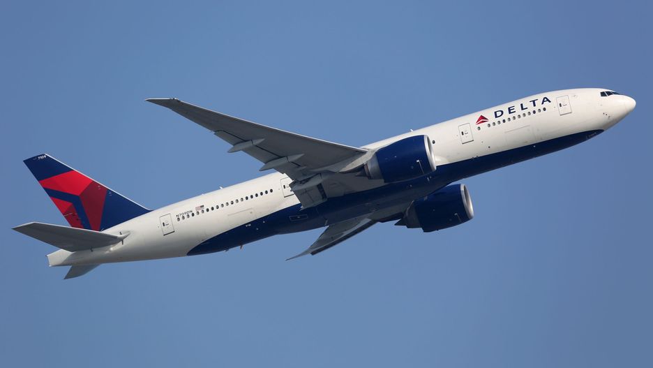 Samolot linii Delta (zdjęcie ilustracyjne)