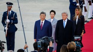 Xi Jinping wylądował w USA. Tak przywitał go Trump