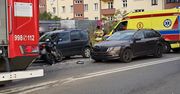 Gorzów Wielkopolski: Motocyklista zderzył się z dwiema skodami