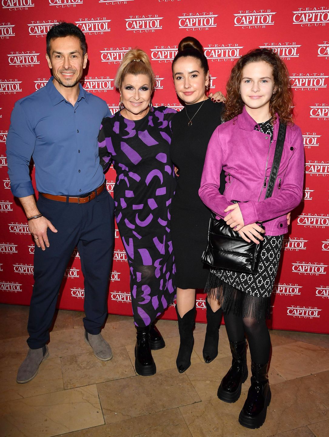 Marcin Łopucki i Katarzyna Skrzynecka na premierze "Łóżko pełne cudzoziemców"