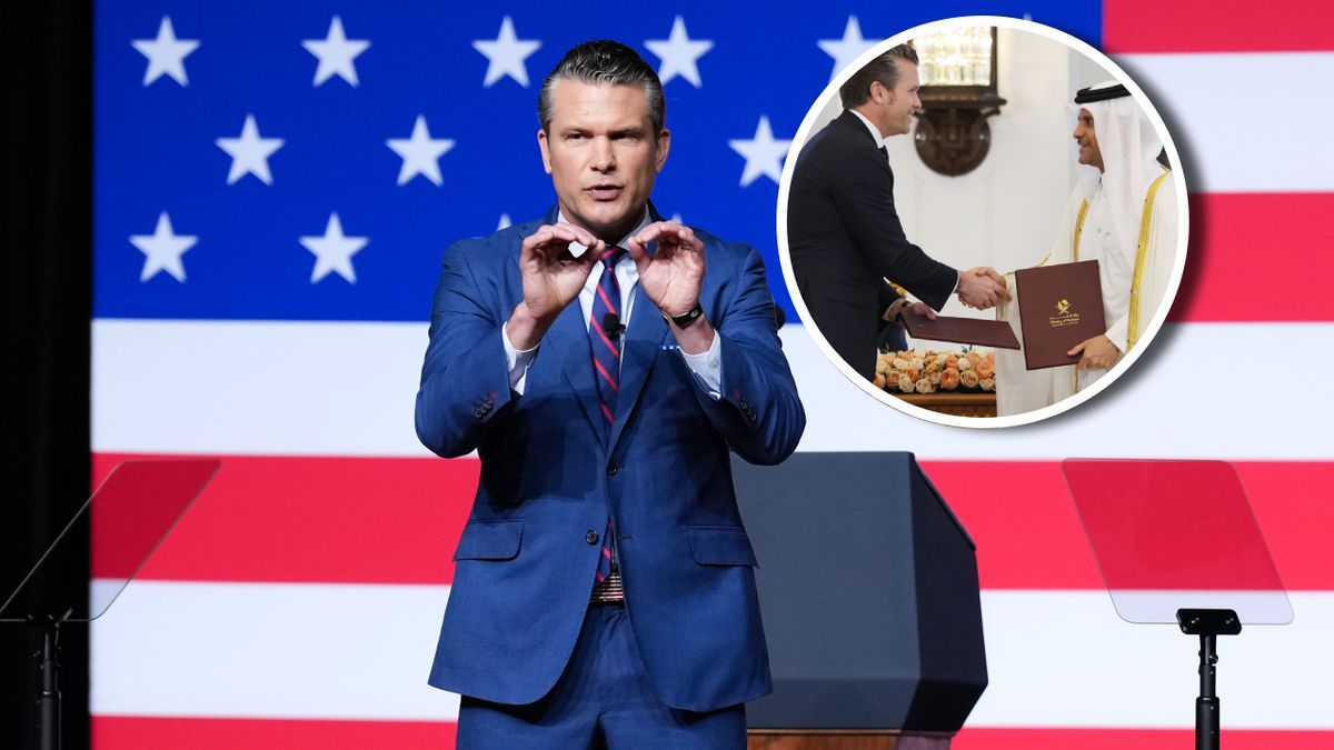 Sekretarz obrony Pete Hegseth