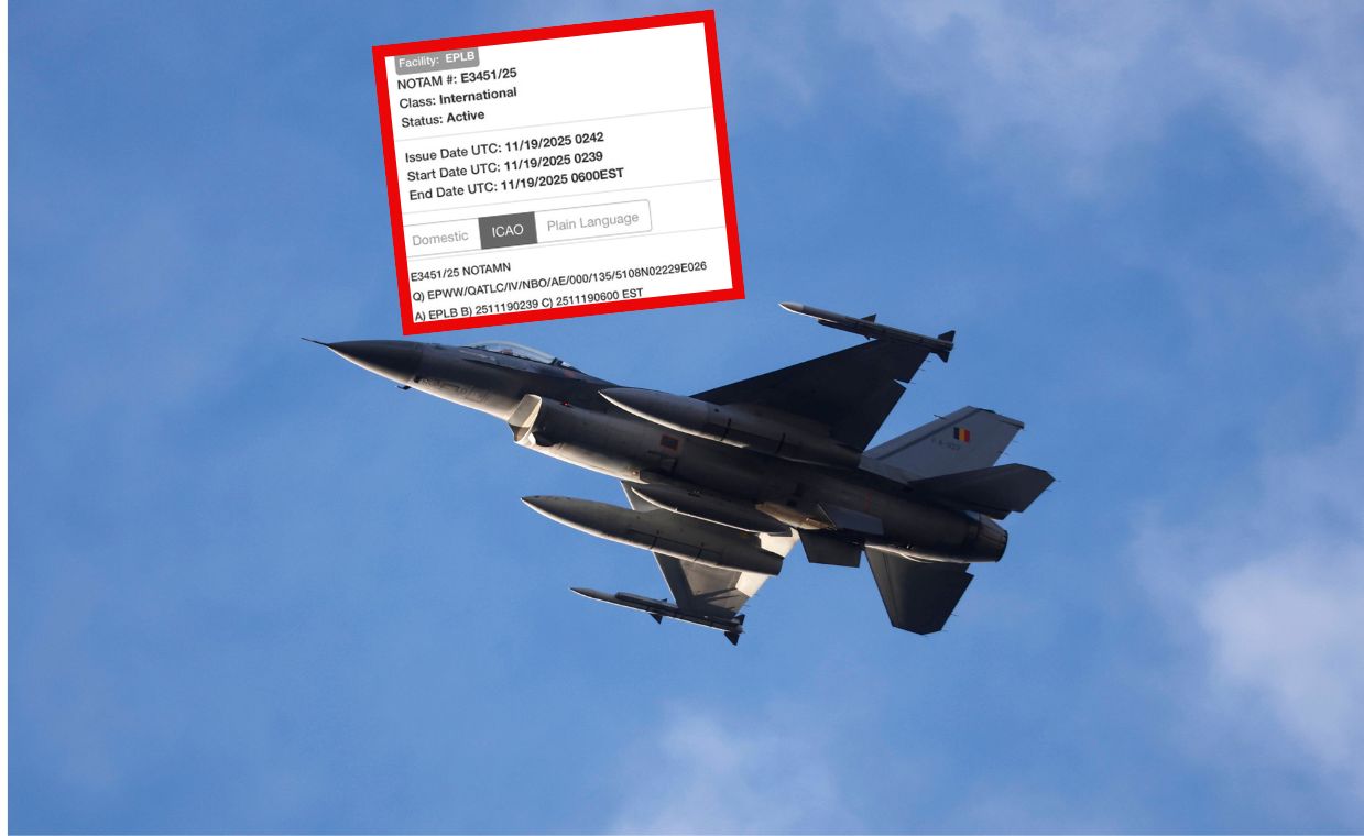 Atak Rosji na Ukrainę. NOTAM w Lublinie i Rzeszowie