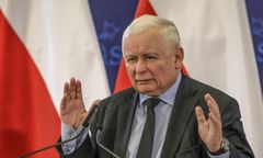 Jarosław Kaczyński w Grójcu. Mówił o "cudach Obajtka" i osobach LGBTQ