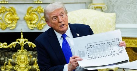 Pozew ws. budowy sali balowej. Trump: za późno, by to zatrzymać