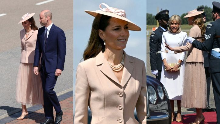 Macronowie składają wizytę księciu Williamowi i księżnej Kate