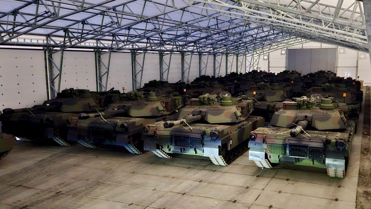 Dostarczone Polsce czołgi Abrams