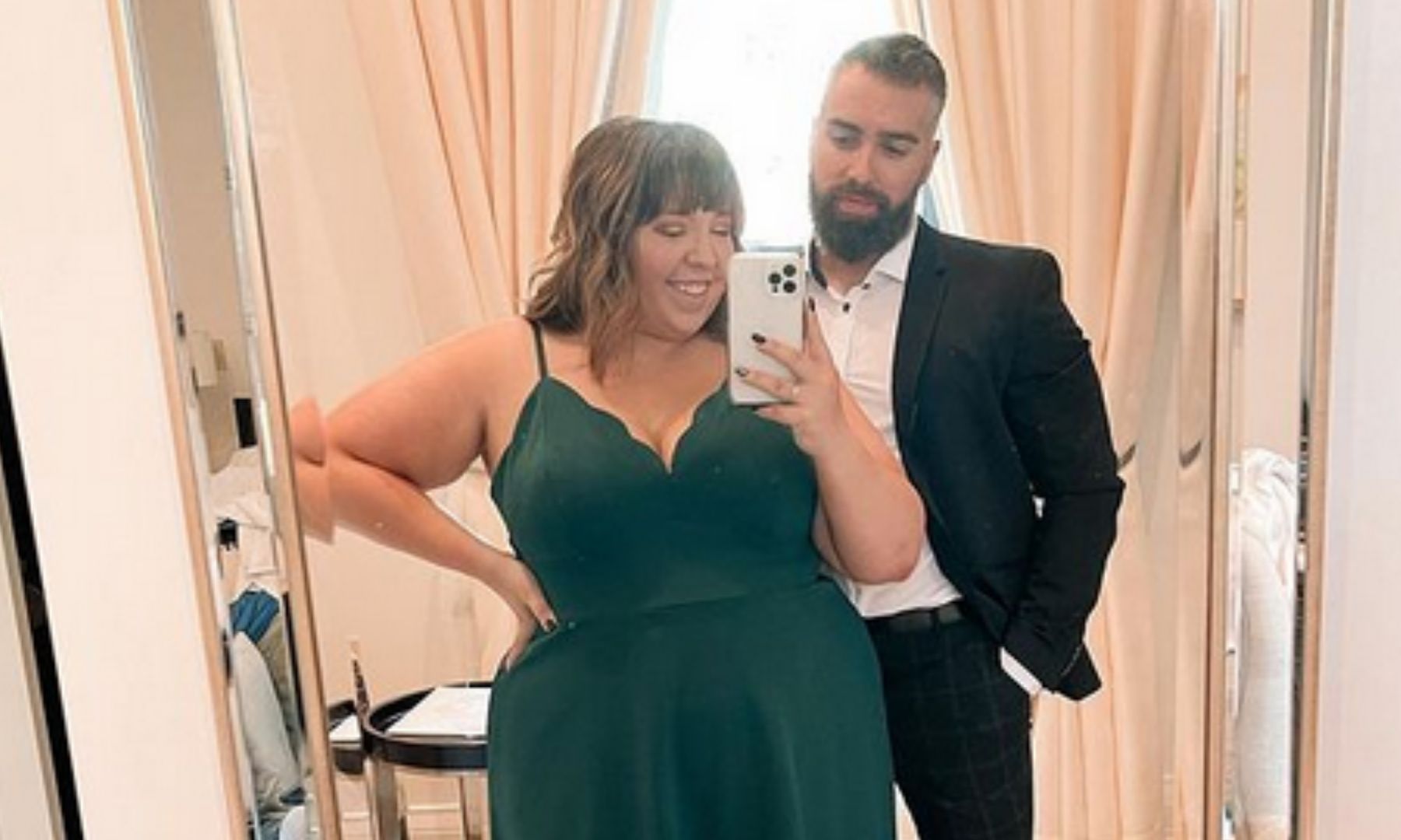 Żona modelka plus size i przypakowany mąż. Internauci pytają o jedno