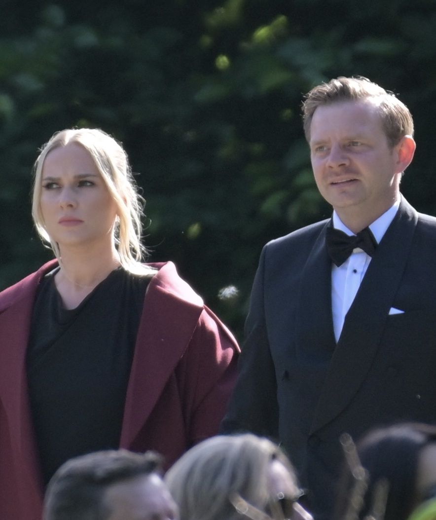 Rafał Zawierucha z żoną
