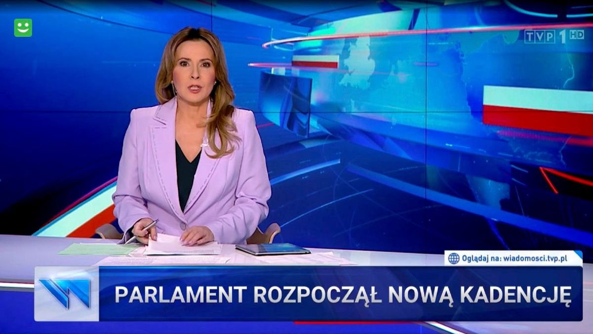 Screen z "Wiadomości" TVP