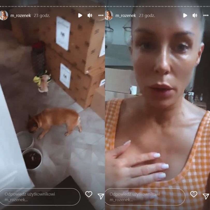 Małgorzata Rozenek relacjonuje przeprowadzkę do nowej willi