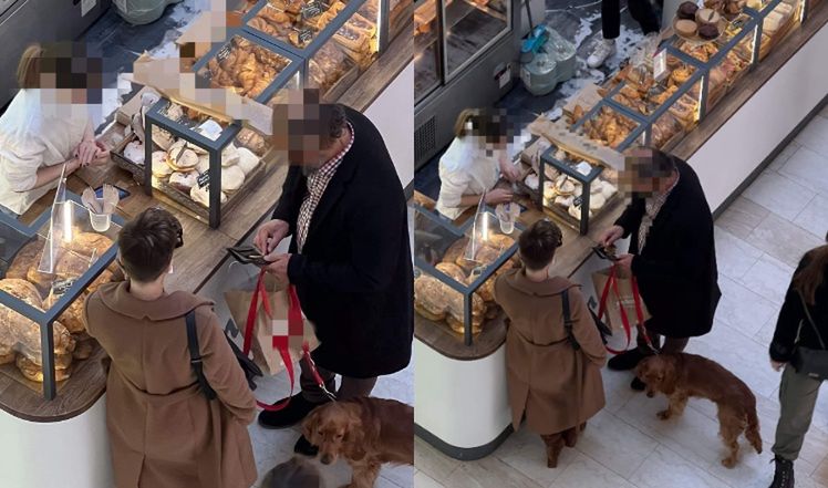 Monika Richardson "przyłapana" z partnerem w centrum handlowym.