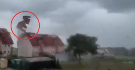 Nawałnice nad Polską. Przerażające nagranie z Kaszub