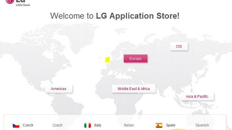 Sklep z aplikacjami LG dostępny już w 21 krajach. Nowa flaga Wielkiej Brytanii! 1