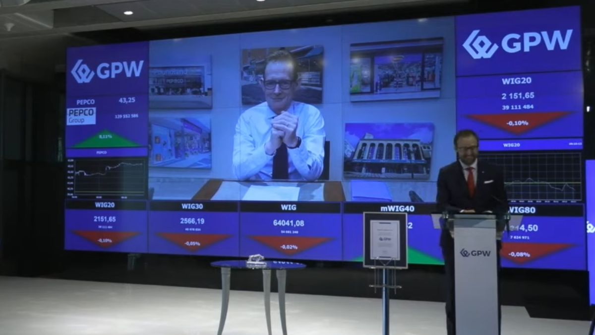 Akcje Pepco zadebiutowały na warszawskiej giełdzie.