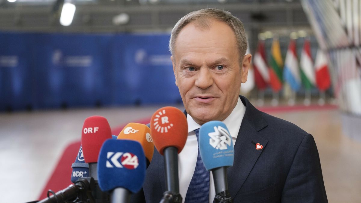 Szczyt UE ws. pomocy dla Ukrainy
Polish Prime Minister Donald Tusk is talking to media prior the start of an EU Summit in the Europa building on February 2, 2024 in Brussels, Belgium. Heads of the 27 European Union states meet in the Belgian capital to discuss the 2021-2027 budgetary plan, whilst focusing on Hungary's blocking of a 50 billion Euro (54 billion USD) military and financial support package for Ukraine. Fot: Thierry Monasse/REPORTER
Thierry Monasse/REPORTER