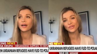 Joanna Krupa mówi o pomocy ukraińskim uchodźcom w amerykańskiej telewizji: "Czułam, że MUSZĘ PODJĄĆ DZIAŁANIA"