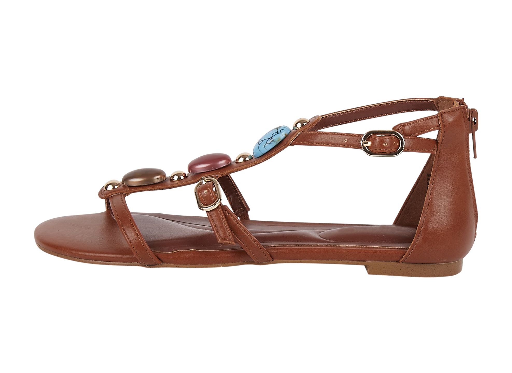 TK Maxx – damskie brązowe sandały (134,99 zł)