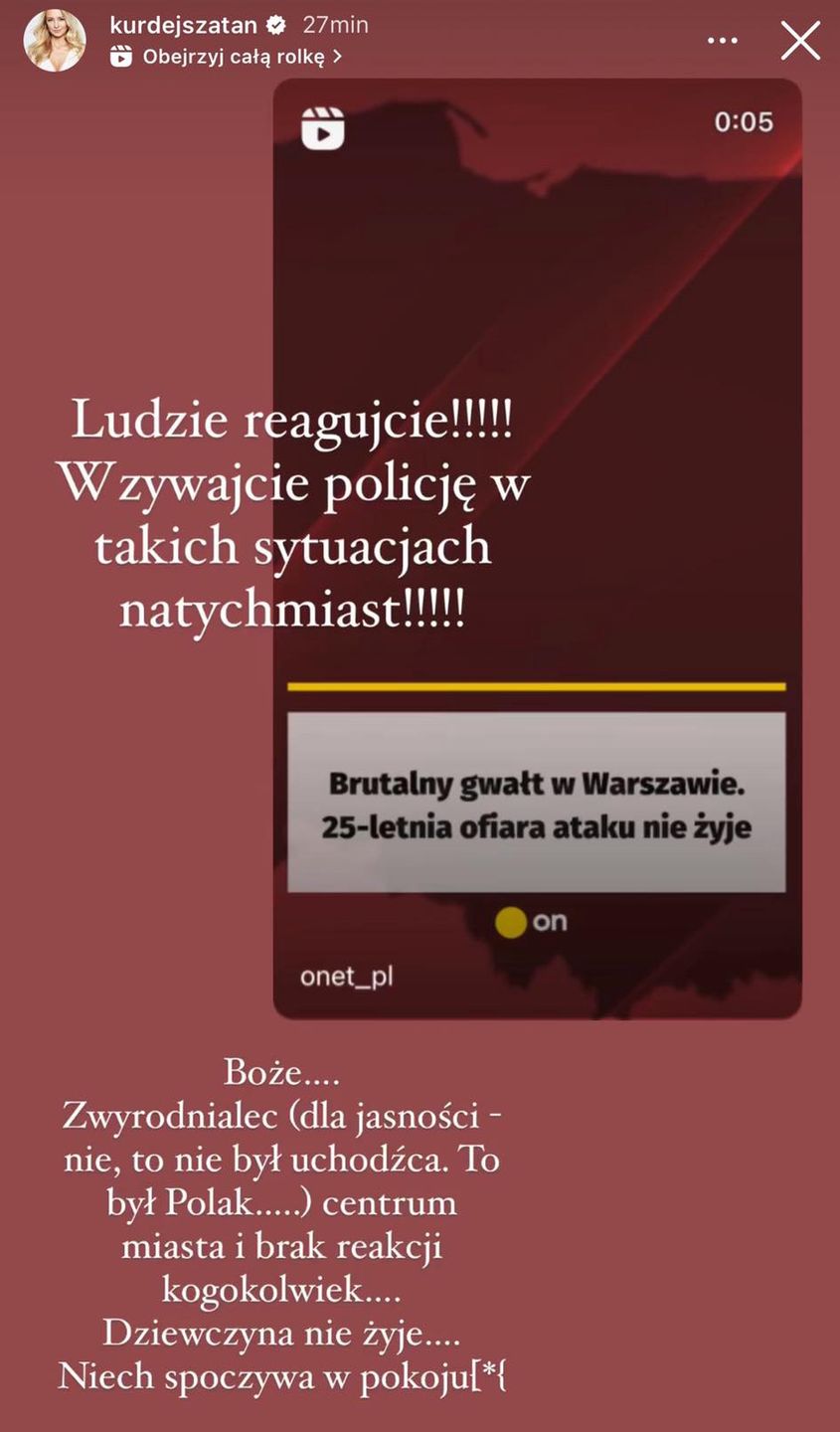 Brutalny atak na kobietę w centrum Warszawy. Ofiara nie żyje.