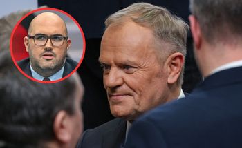 Kuriozalne sceny na antenie TV Republika. Transmitowali proces z Tuskiem