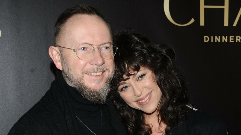 Natalia Kukulska pozuje z mężem Michałem Dąbrówką