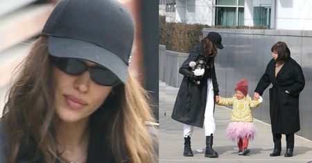 Irina Shayk spaceruje po Nowym Jorku z mamą i starannie wystylizowaną córką (FOTO)