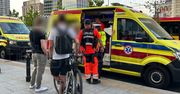 Rowerzystka potrąciła pieszą na chodniku w centrum Warszawy. Obie kobiety trafiły do szpitala