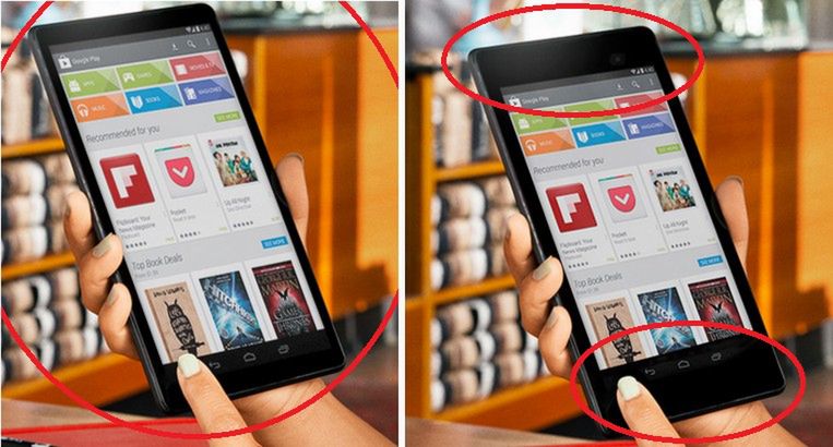 Nieznany tablet (wcześniej) i Nexus 7 (teraz)