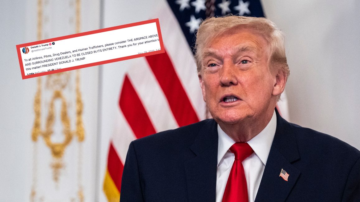 Trump: uznajcie przestrzeń powietrzną nad Wenezuelą za zamkniętą
