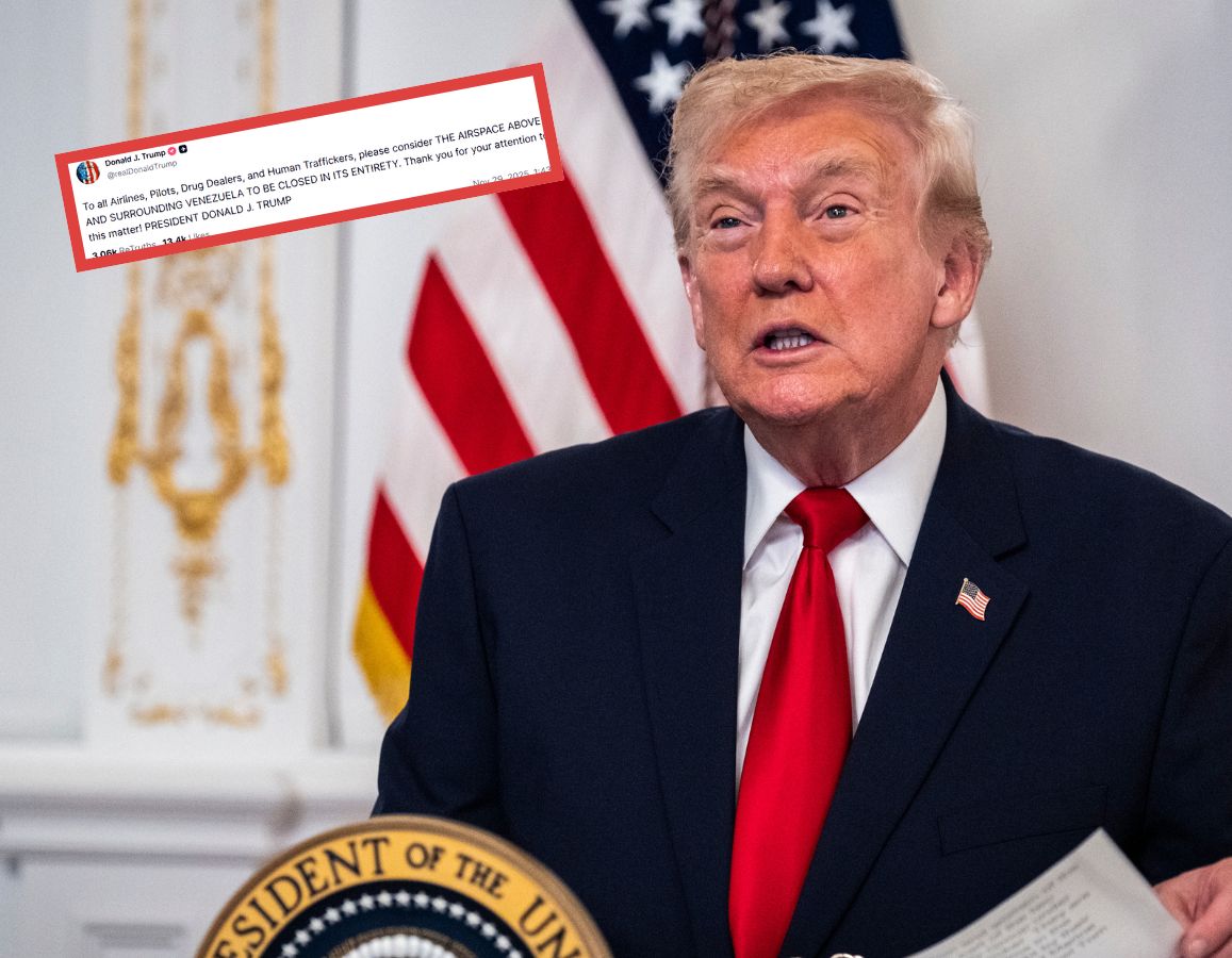 Trump: uznajcie przestrzeń powietrzną nad Wenezuelą za zamkniętą