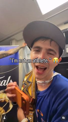 Timothee Chalamet na finale NBA